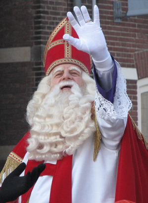 Sinterklaas arrives in the Netherlands.